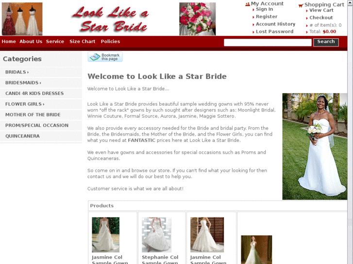 www.looklikeastarbride.com