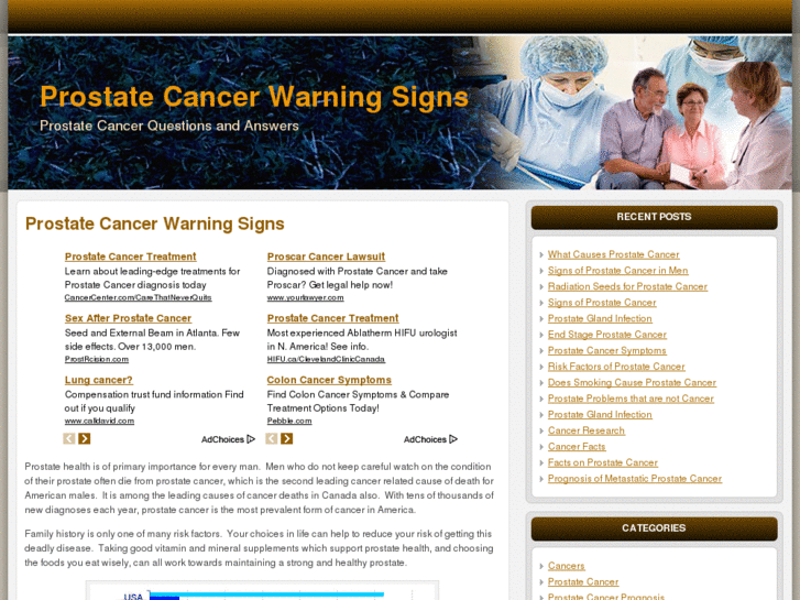 www.prostatecancerwarningsigns.org