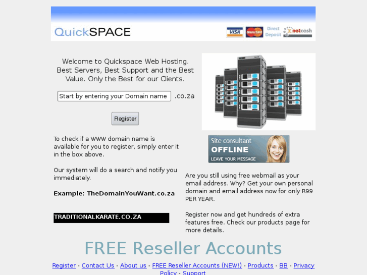 www.quickspace.co.za