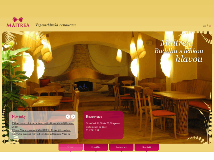 www.restaurace-maitrea.cz