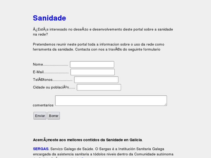 www.sanidade.net