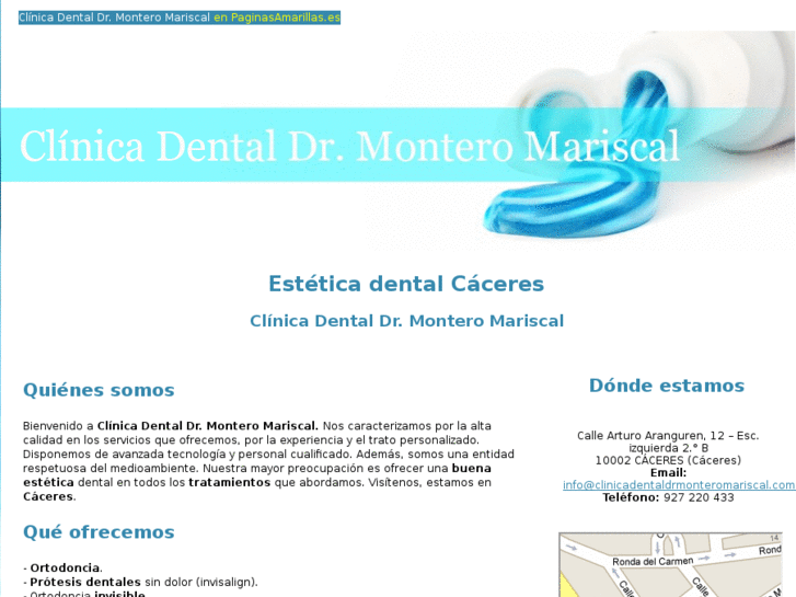 www.clinicadentaldrmonteromariscal.com