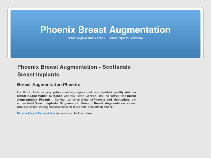 www.phoenix-breast-augmentation.net