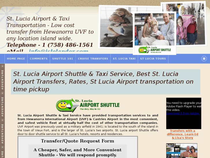 www.stluciaairportshuttle.com