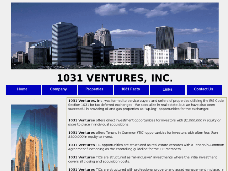 www.1031ventures.com