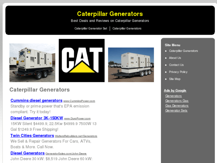 www.caterpillargenerators.org