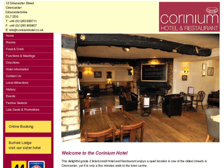 www.coriniumhotel.com