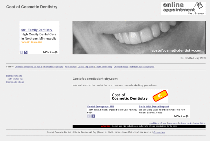 www.costofcosmeticdentistry.com