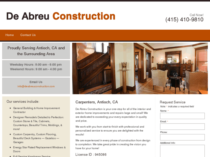 www.deabreuconstruction.com