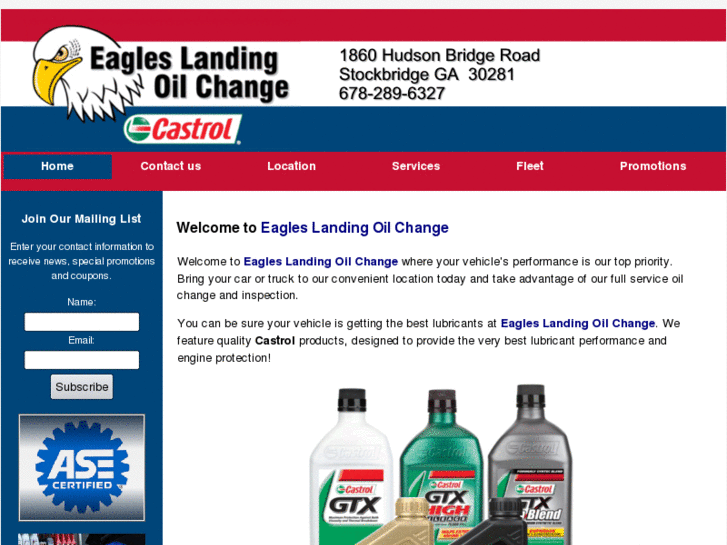 www.eagleslandingoilchange.com