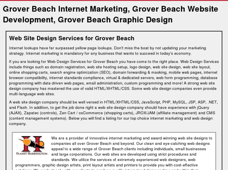 www.groverbeachwebdesign.com