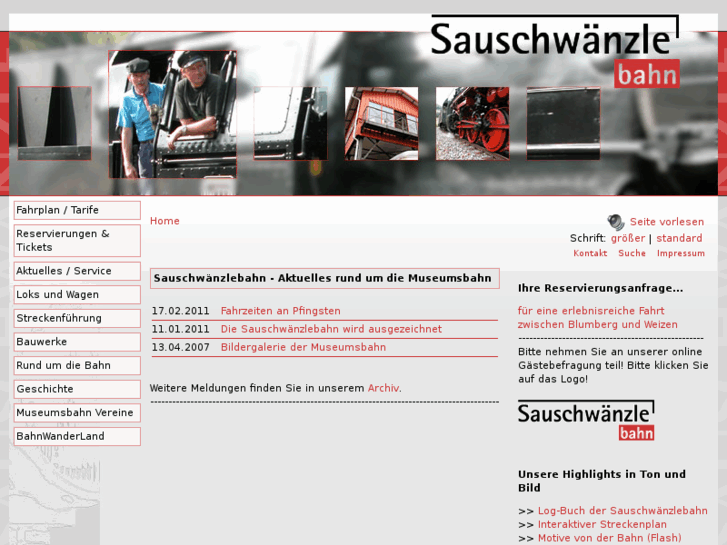 www.sauschwaenzlebahn.de