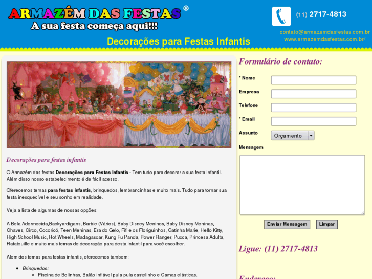 www.decoracoesparafestasinfantis.com