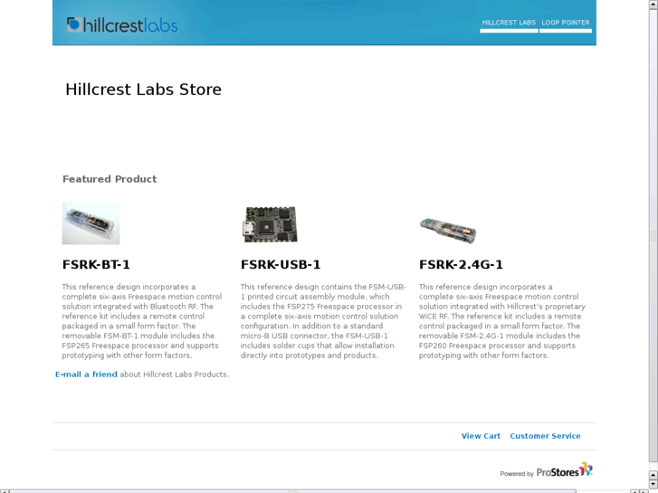 www.hillcrestlabs-devstore.com