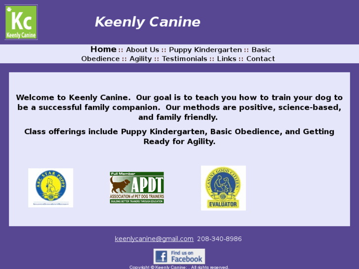 www.keenlycanine.com