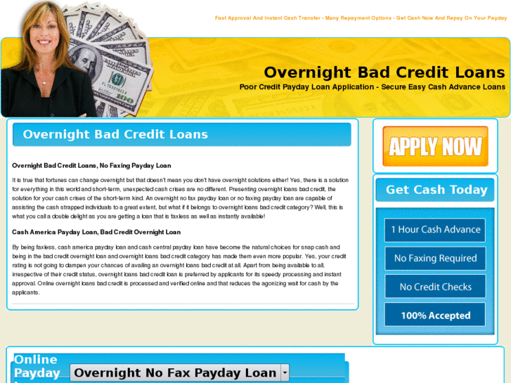 www.overnightloansbadcredit.com