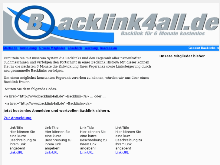 www.backlink4all.de