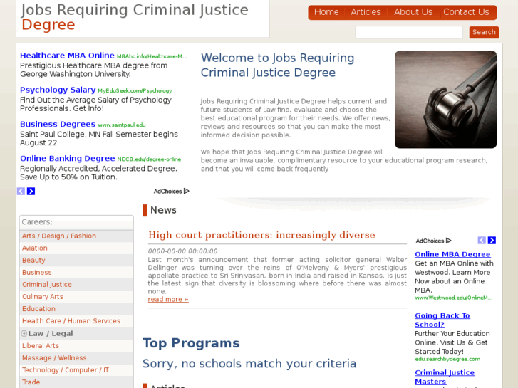 www.jobsrequiringcriminaljusticedegree.com