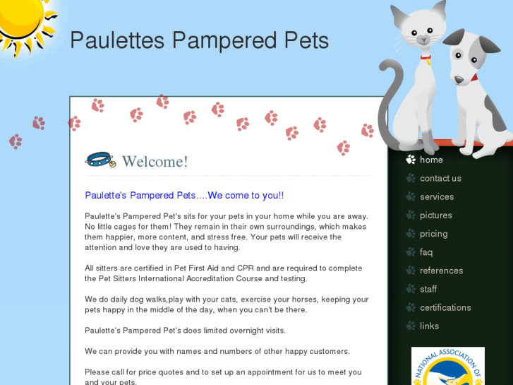 www.paulettespamperedpets.com