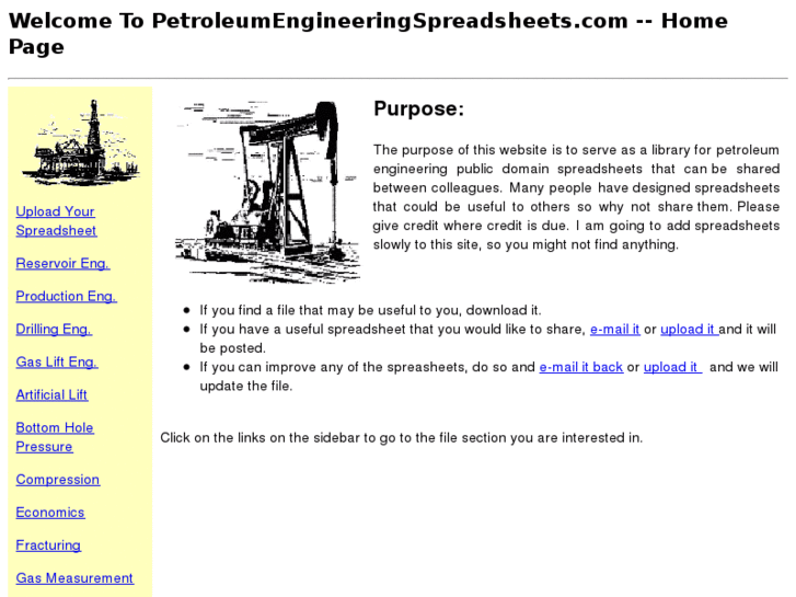 www.petroleumengineeringspreadsheets.com