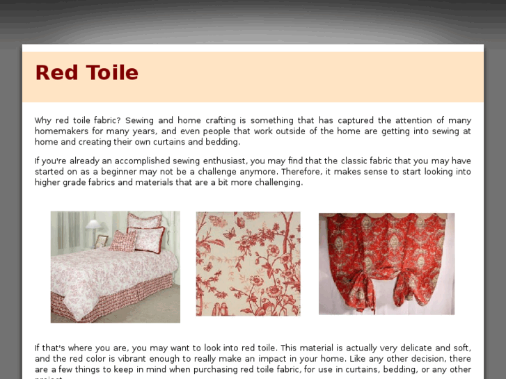 www.redtoile.com