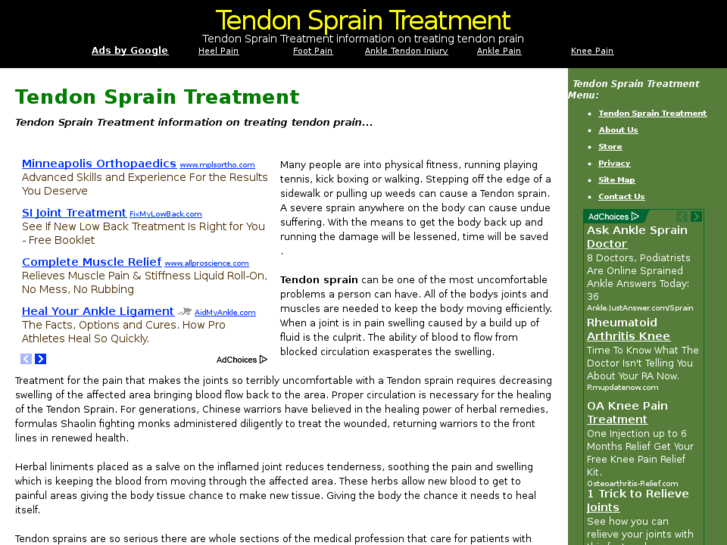 www.tendonsprain.com