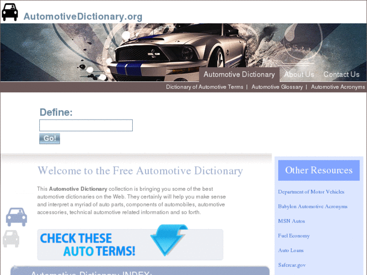 www.automotivedictionary.org