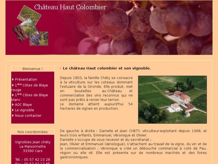 www.chateauhautcolombier.com