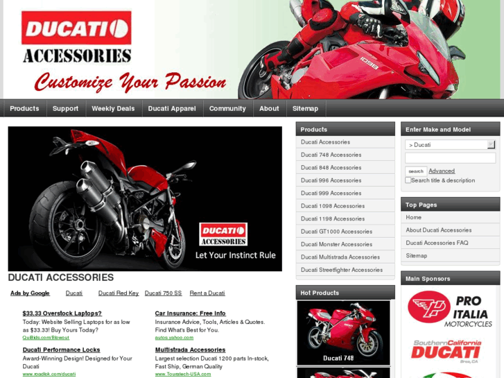 www.ducatiaccessories.com