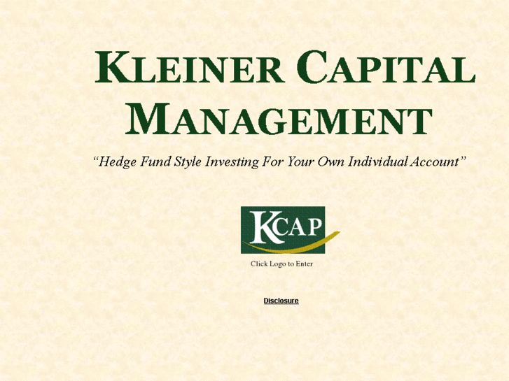 www.kleinercapital.com