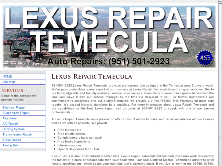 www.lexusrepairtemecula.com