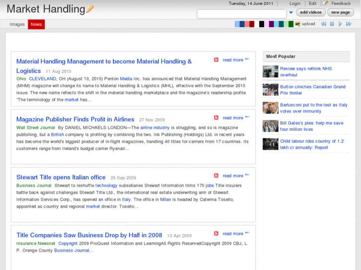 www.markethandling.com
