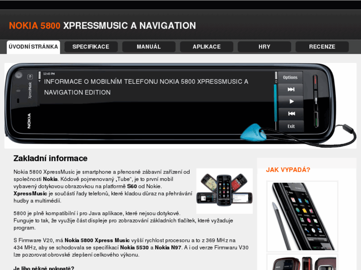 www.nokia-5800.cz