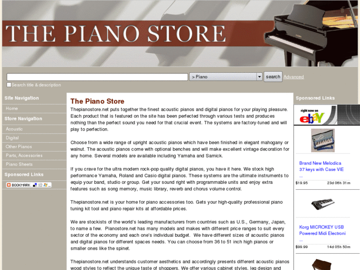 www.thepianostore.net