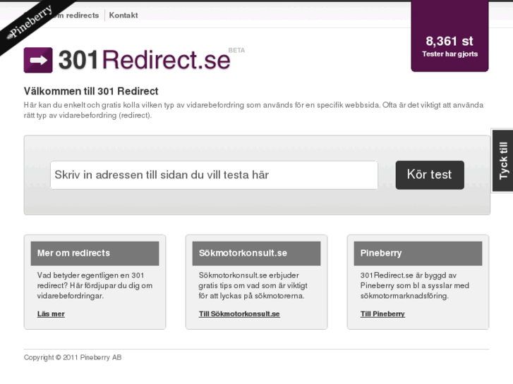 www.301redirect.se