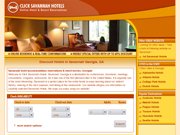 www.clicksavannahhotels.com