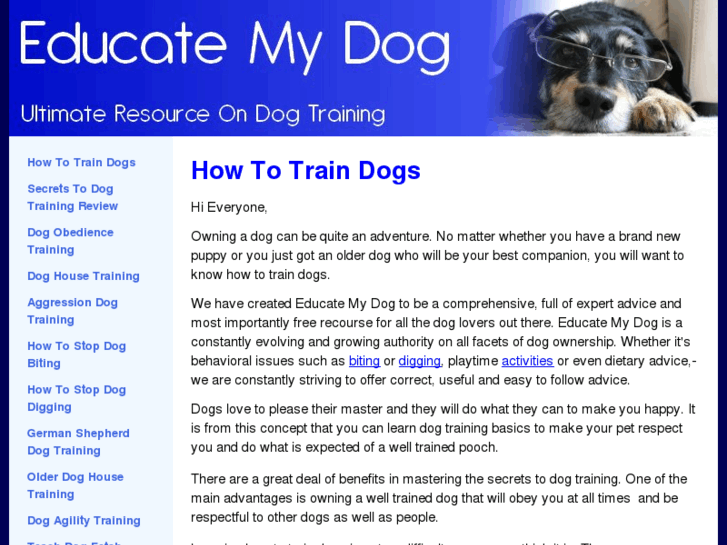 www.educatemydog.com