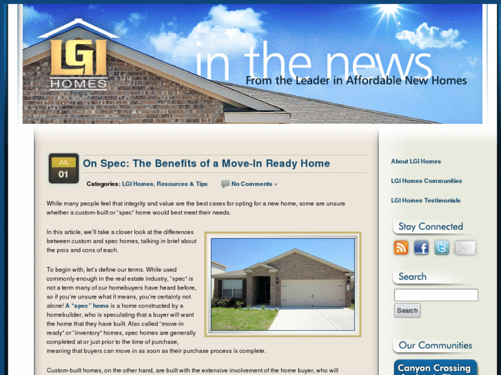 www.lgihomesblog.com