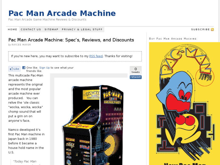 www.pacmanarcademachine.org