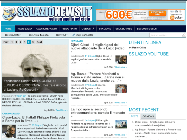 www.sslazionews.it