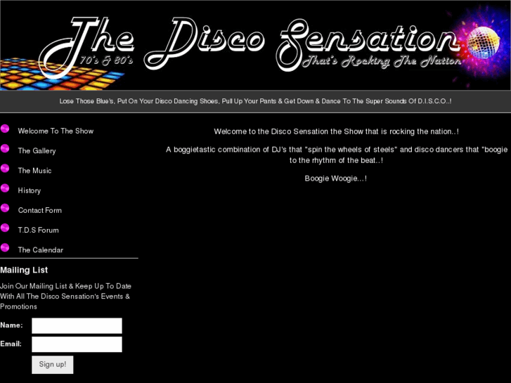 www.thediscosensation.com