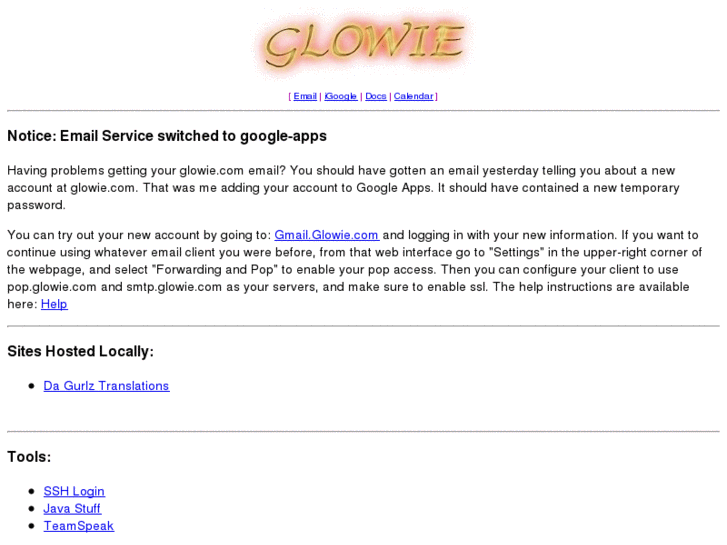 www.glowie.com