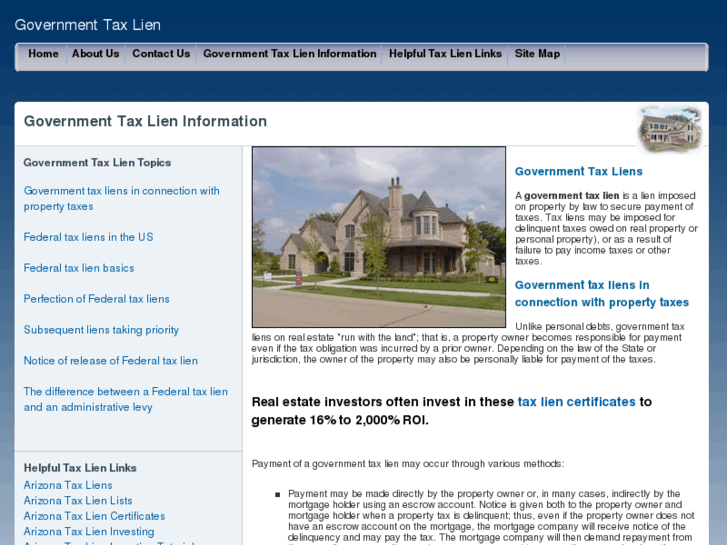 www.governmenttaxlien.com