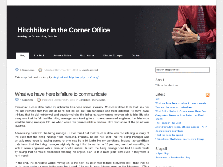 www.hitchhikerinthecorneroffice.com