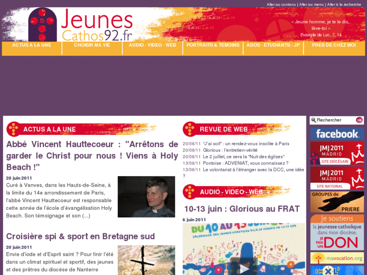 www.jeunescathos92.fr