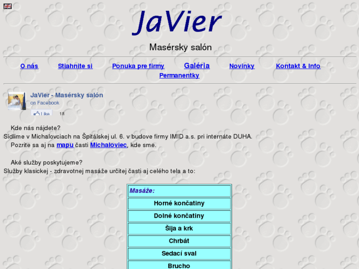 www.masaze-javier.biz