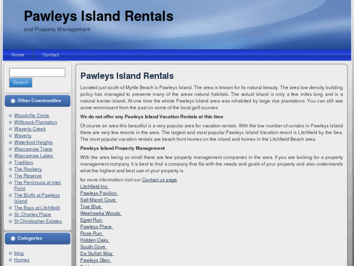 www.pawleysislandrentals.net