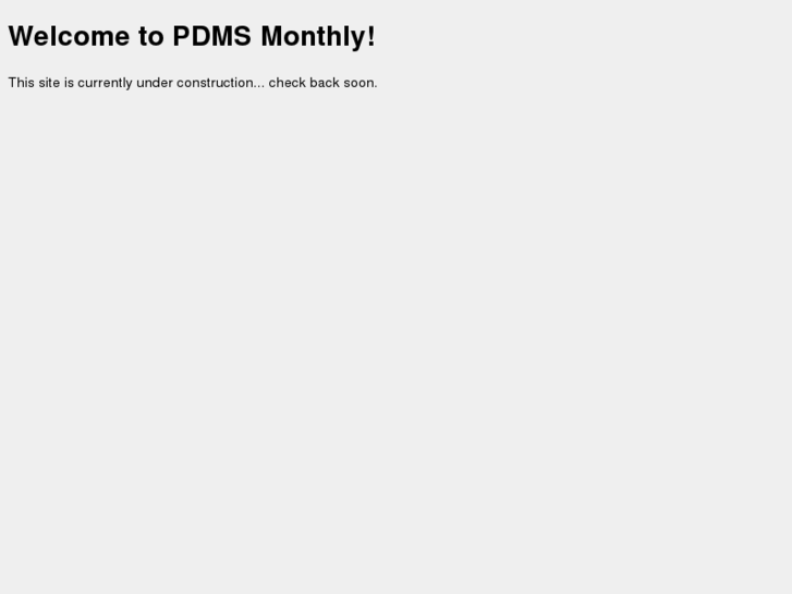 www.pdmsmonthly.com