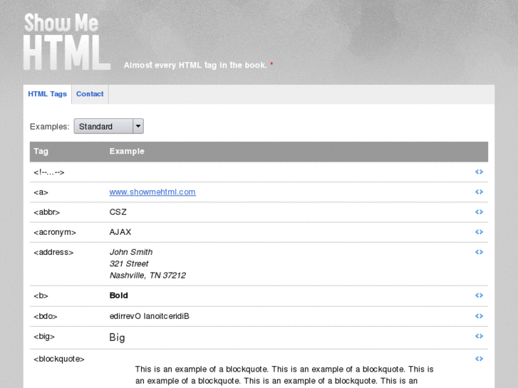 www.showmehtml.com