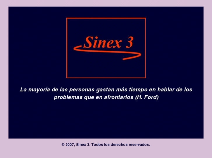 www.sinex3.es